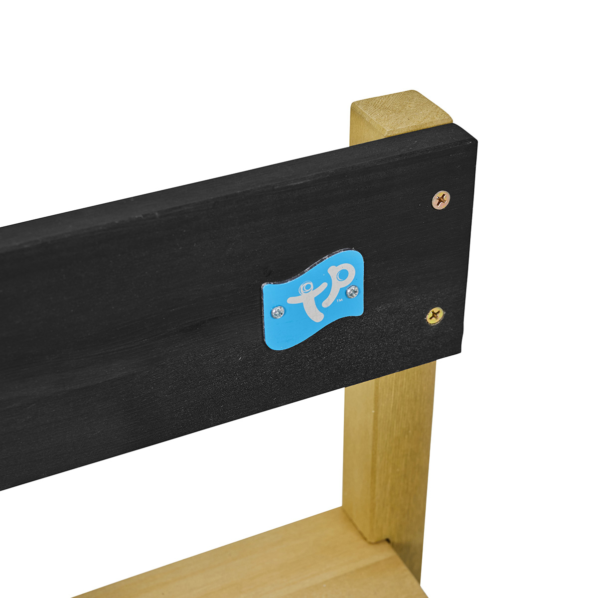 Cuisine extérieure en bois pour enfant marron - bleu - noir, CEMONJARDIN