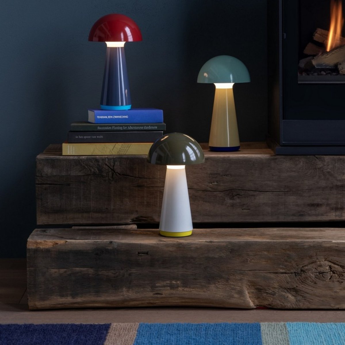 Lampe portable led BOB rouge, REMEMBER