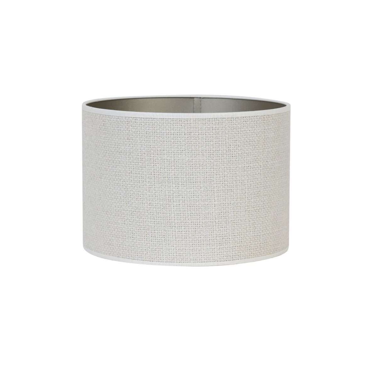 Abat-Jour Textiles SAVERNA blanc, LIGHT & LIVING 