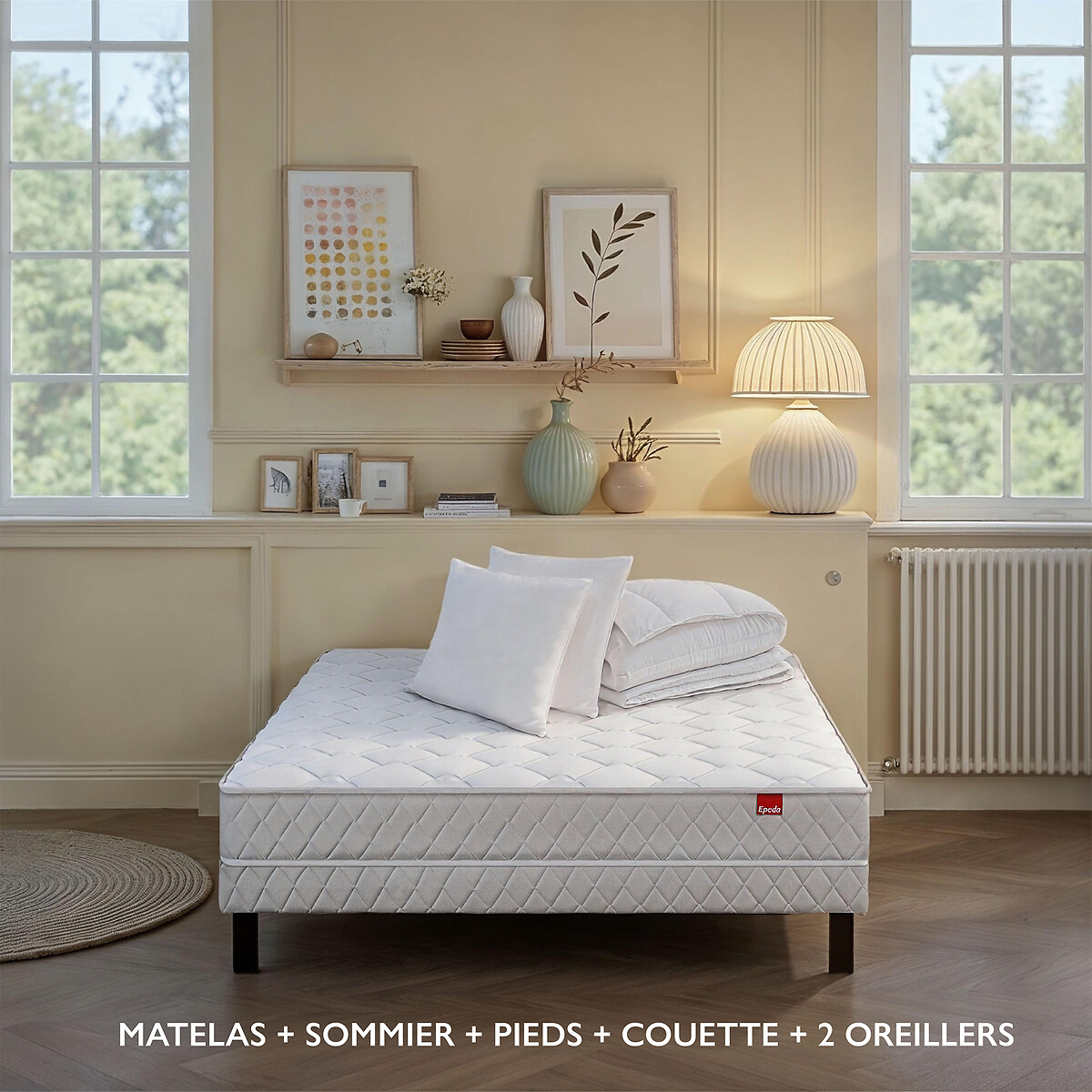 Pack prêt à dormir, Rêveur 2 blanc/gris, EPEDA