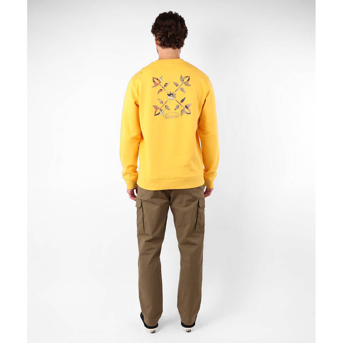 Sweat col rond TAGTAN ambre, OXBOW