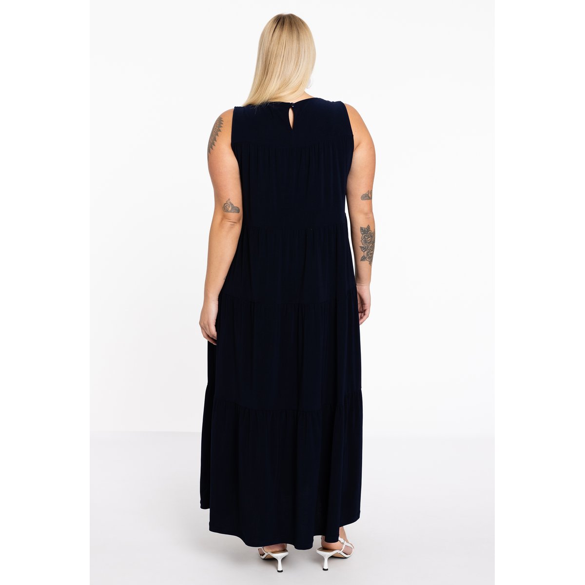 Robe volanté /à volants bleu, YOEK