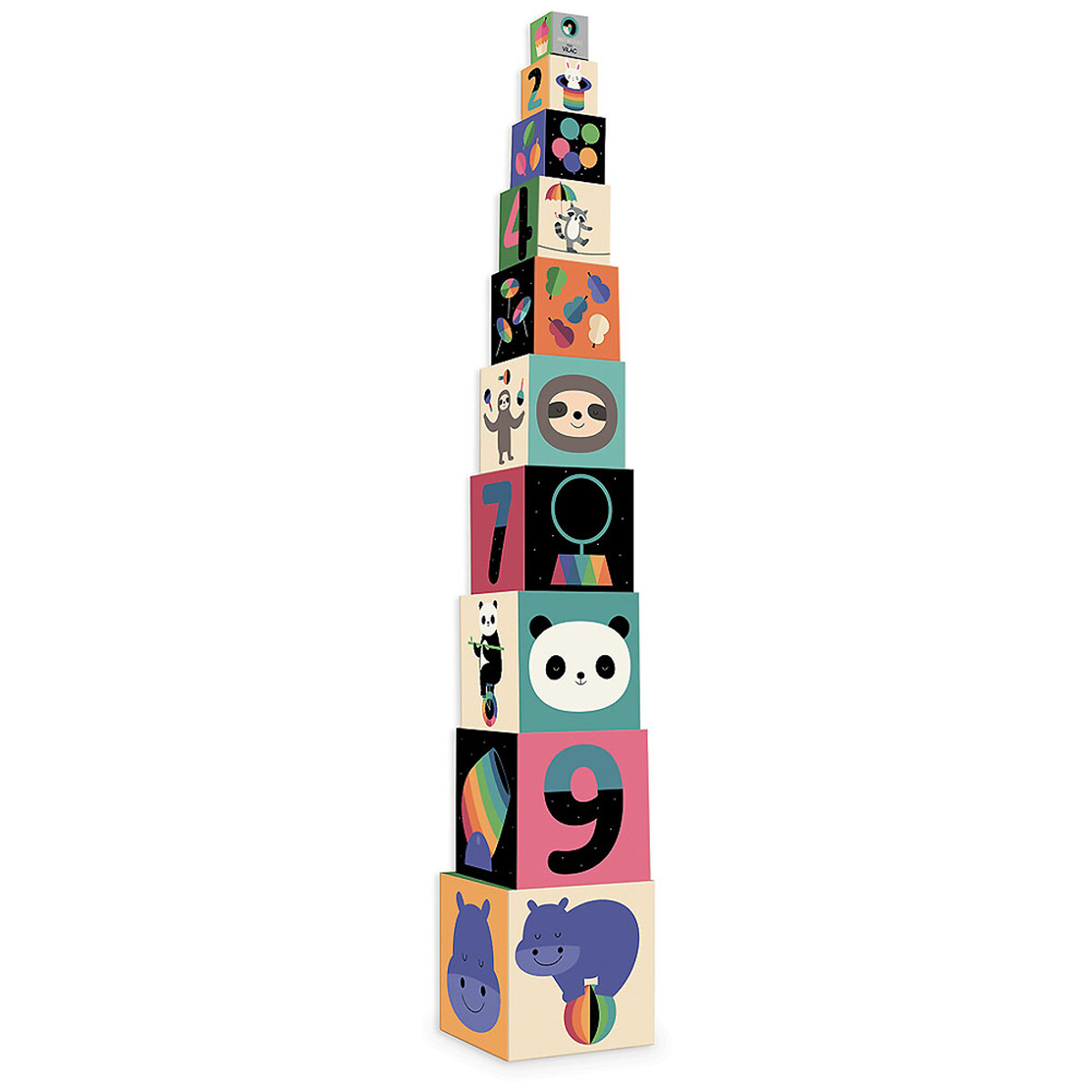 Cubes gigognes arc en ciel Andy Westface multicolore, VILAC