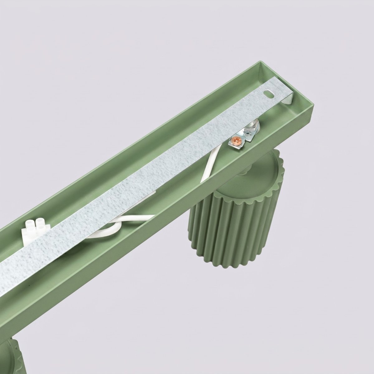 Plafonnier Aluminium Sauge GU10 3 Karbon sauge, EDEN