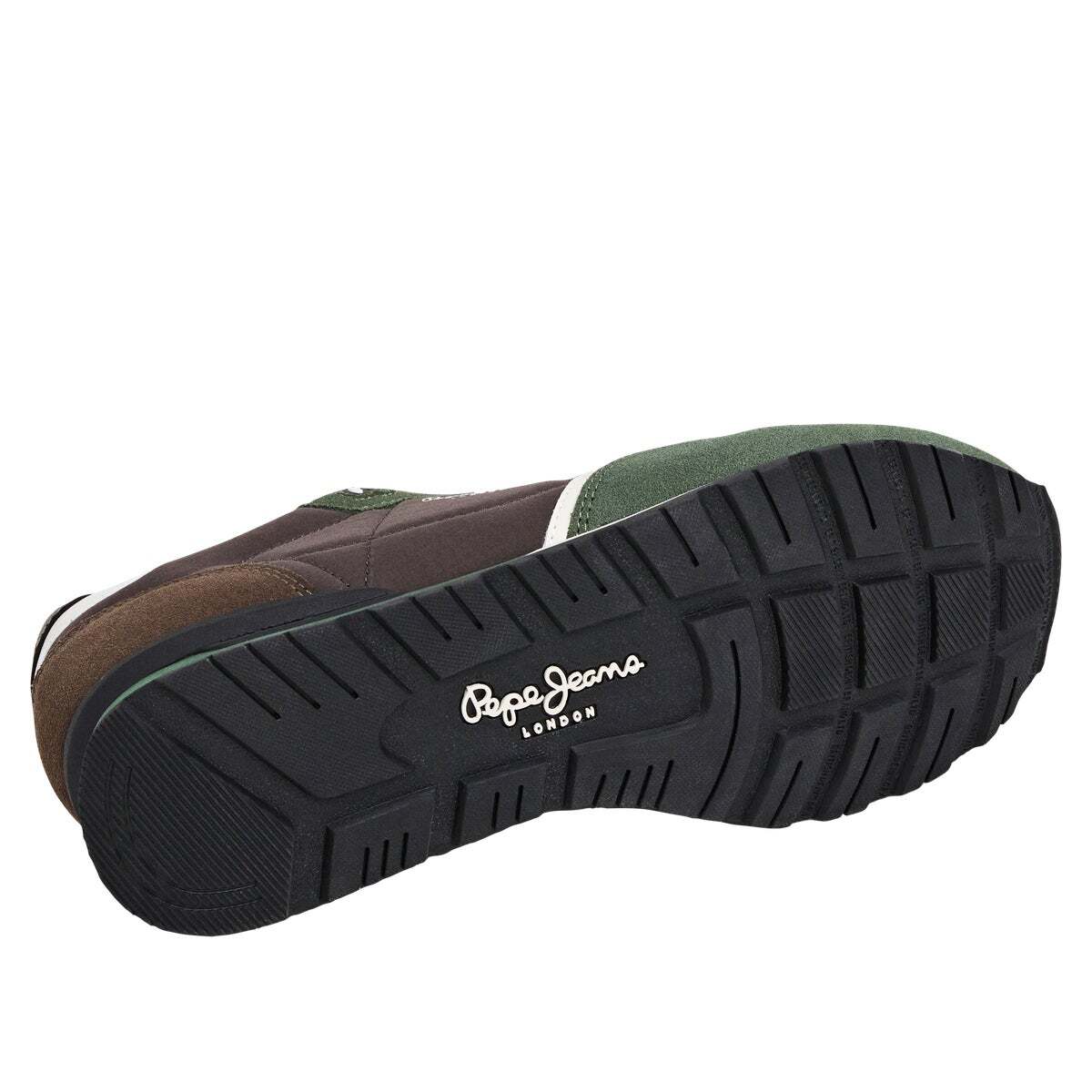 Brit - Baskets De Running D'inspiration Rétro vert kaki, PEPE JEANS