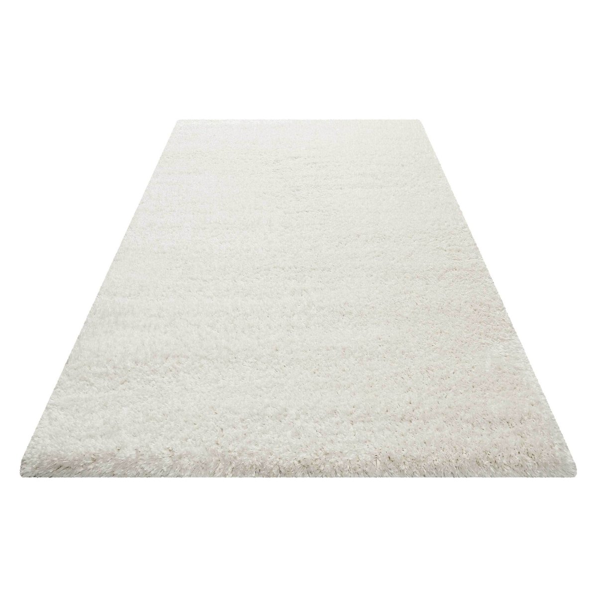Tapis shaggy, aspect laineux , SMILLA blanc creme, WECON HOME