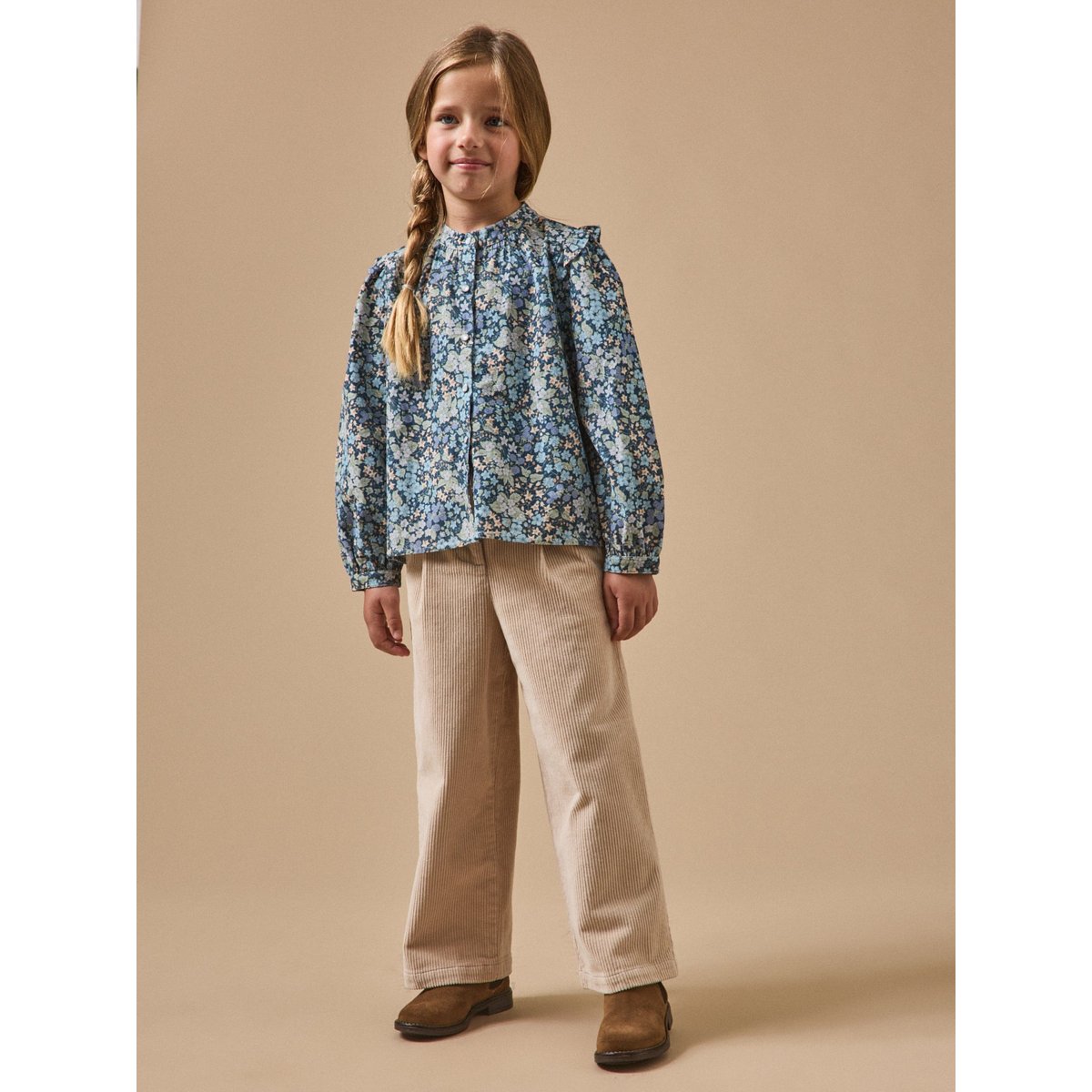 Chemise velours tissu Liberty liberty berry harvest, CYRILLUS