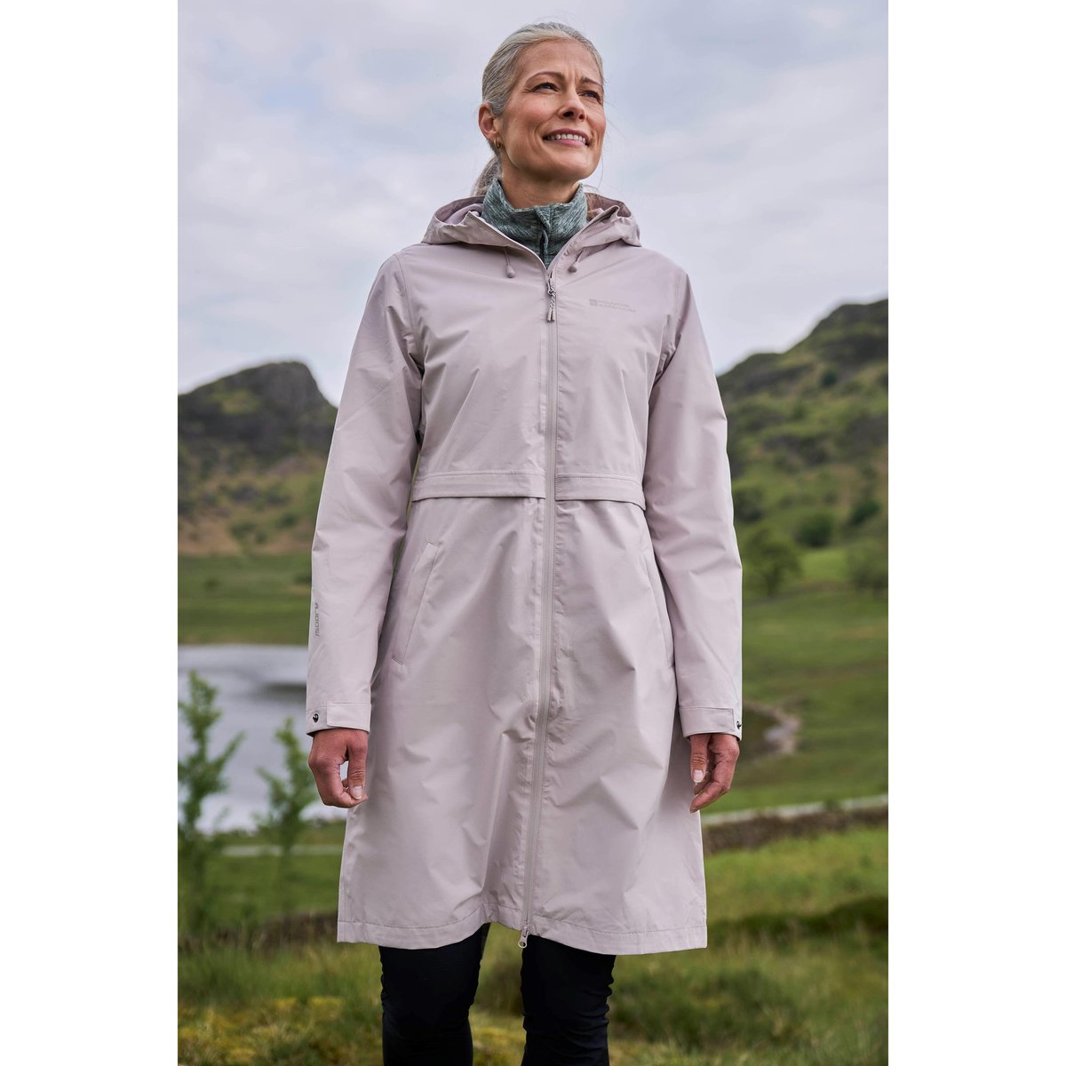 Veste imperméable HILLTOP beige clair, MOUNTAIN WAREHOUSE
