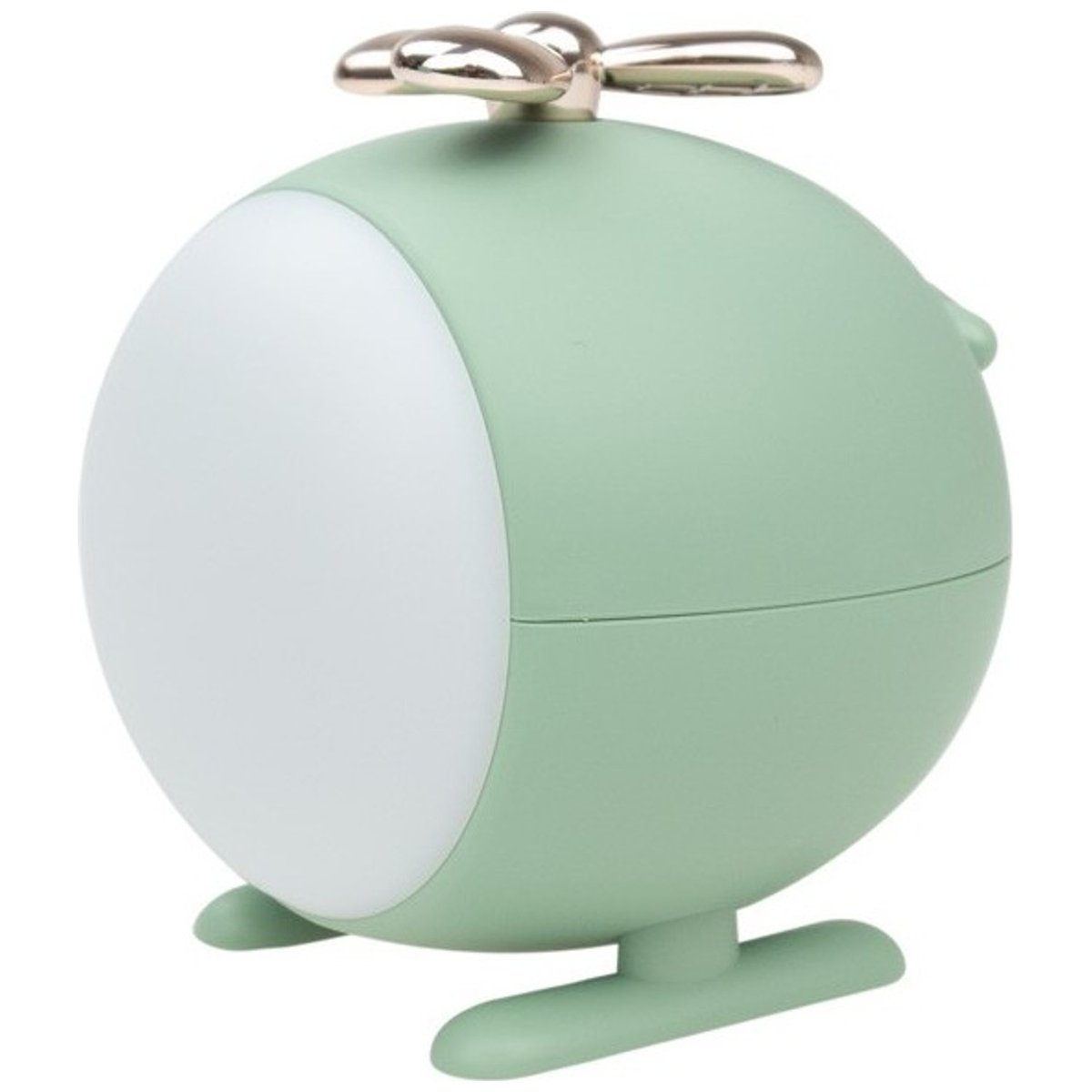Veilleuse rechargeable Hélicoptère vert d'eau, blanc, MARY'S