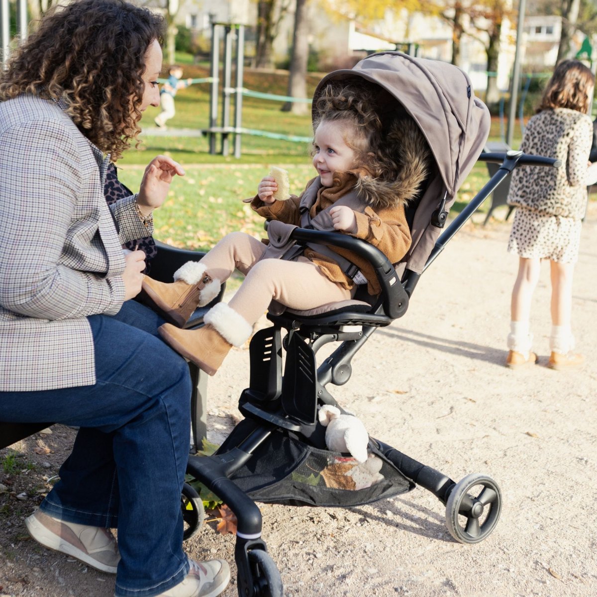 Poussette siège rotatif 360° BABY CRUISER praliné, BEABA