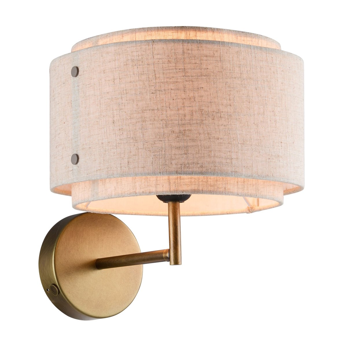 Applique murale luxe en textile, TAKAI beige, DESIGN FOR THE PEOPLE