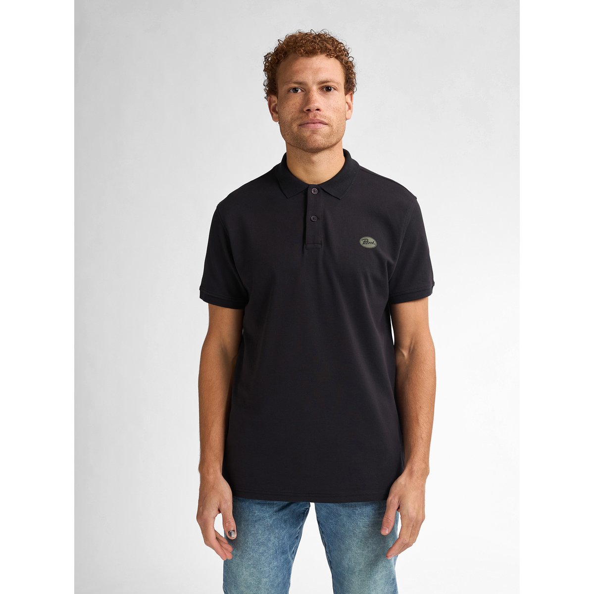 Polo classique noir black, PETROL INDUSTRIES