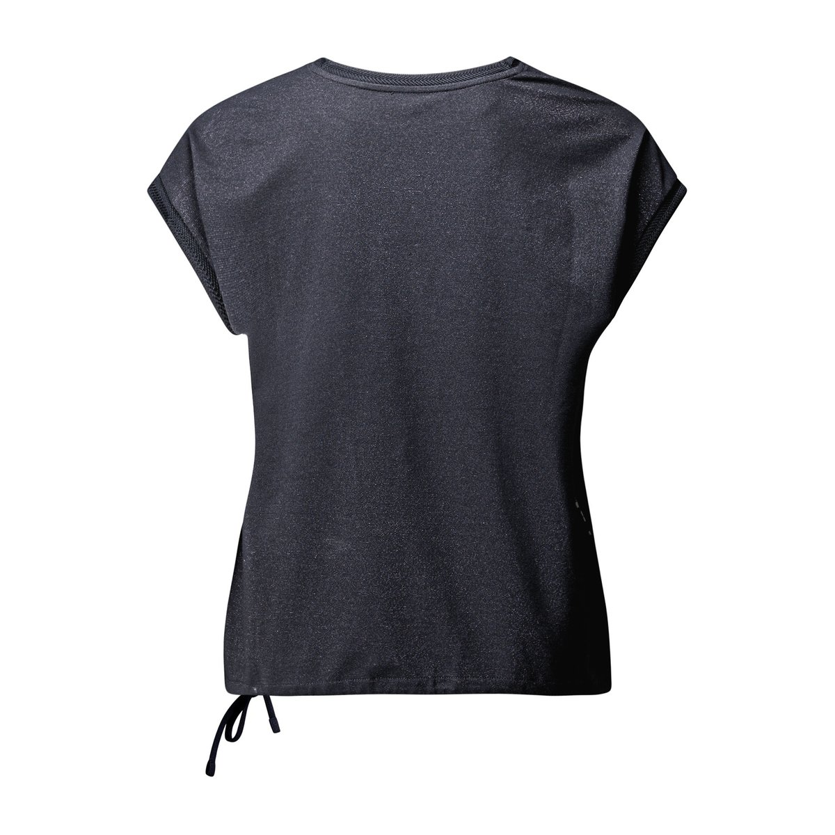 Haut imprimé à cordon coulissant sous tunnel dark blue/khaki, BETTY BARCLAY