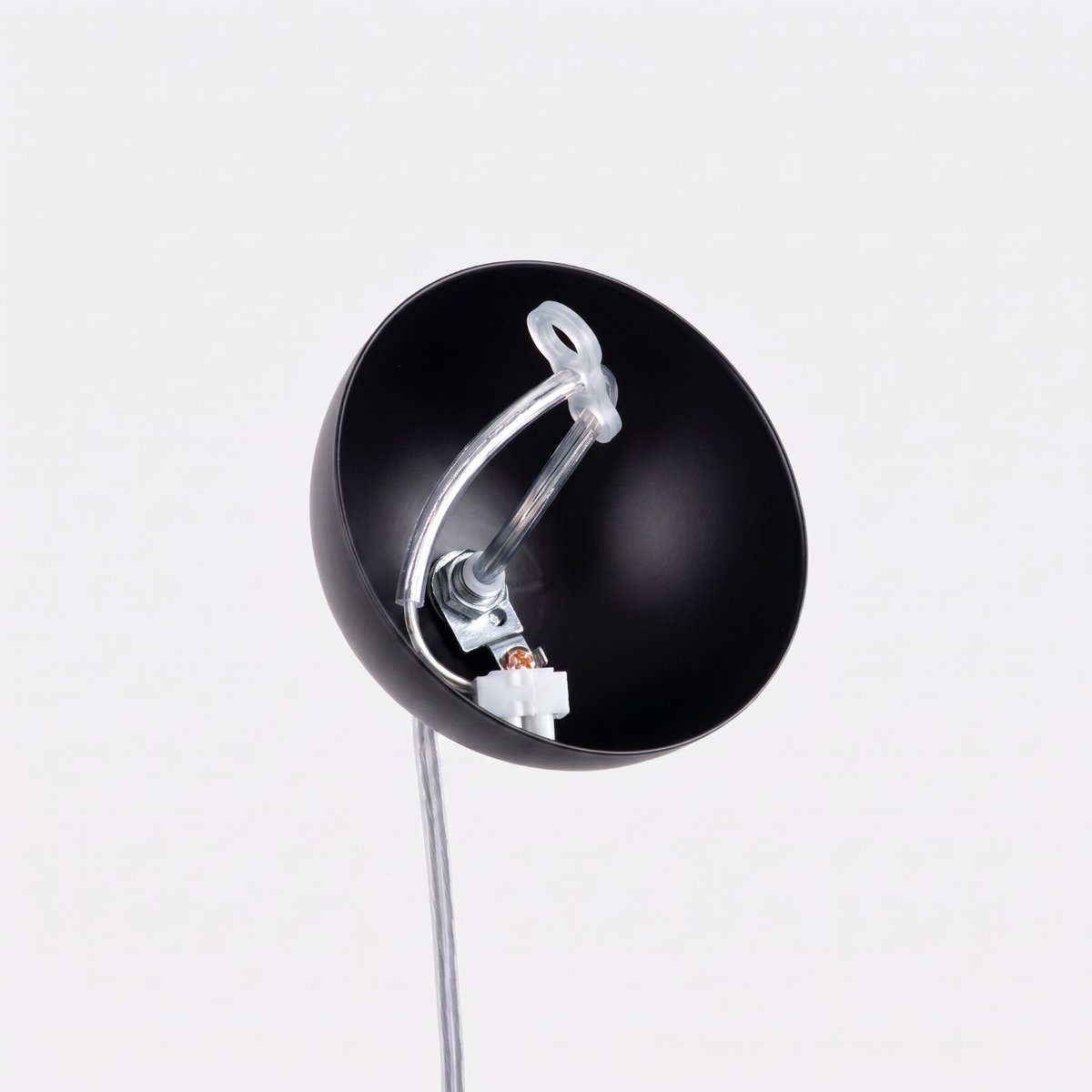 Suspension Acier Noir E27 1 Ugo noir, EDEN