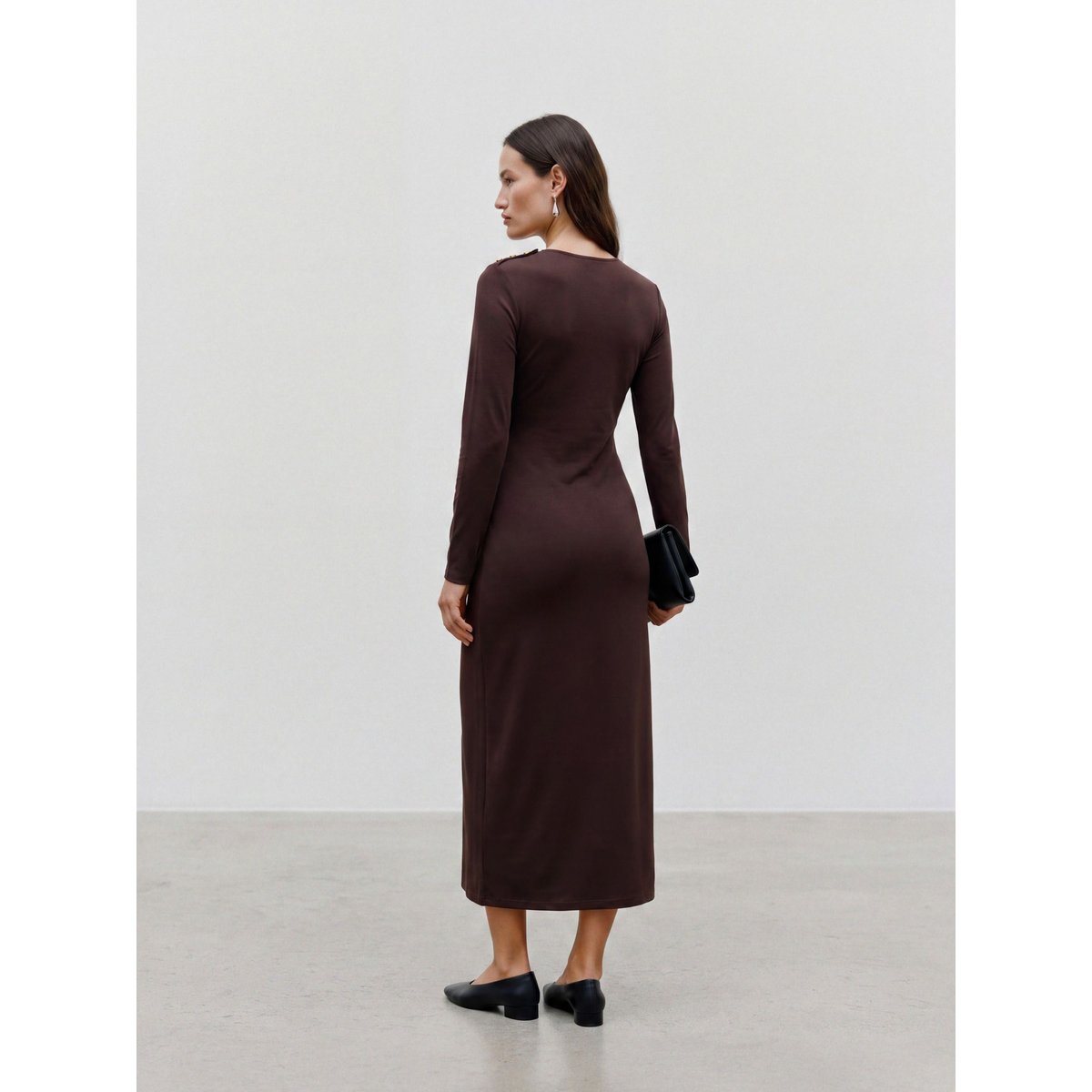 Robe marron - chocolate torte, VERO MODA