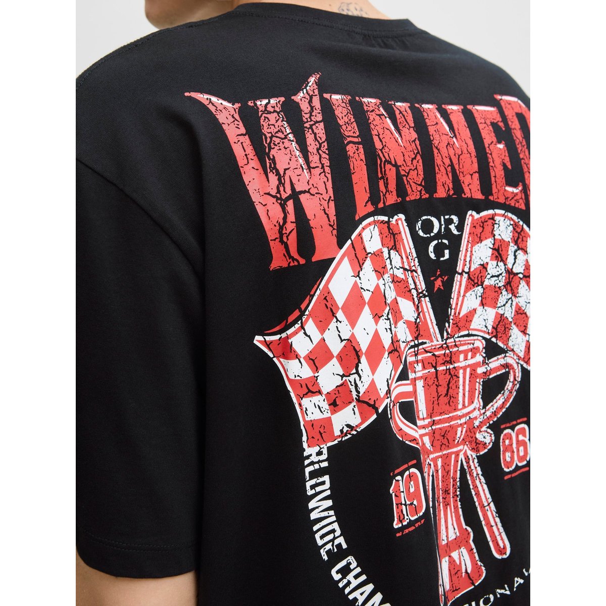T-Shirt black 1, JACK & JONES