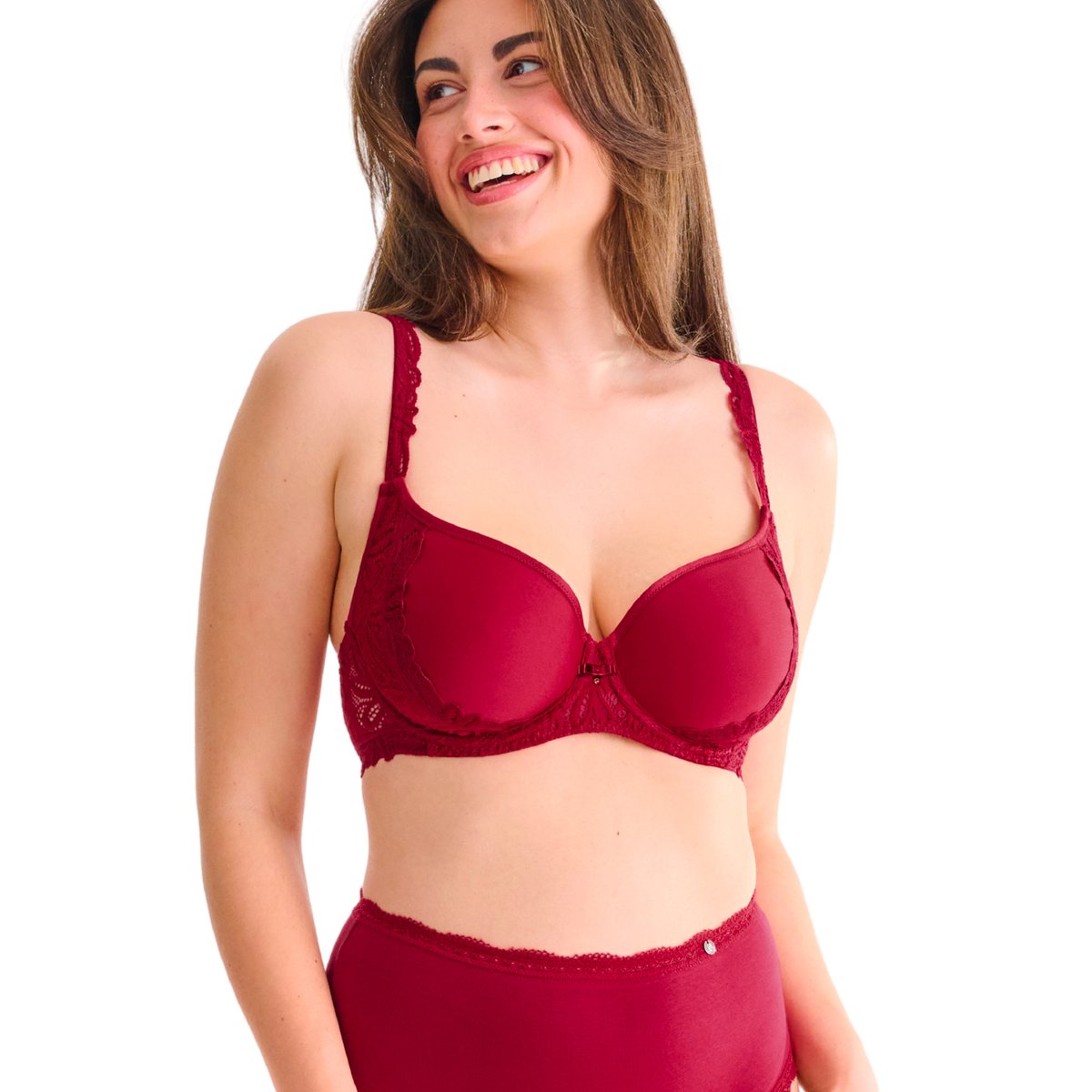 Soutien-gorge spacer préformé TIARA rouge, LISCA