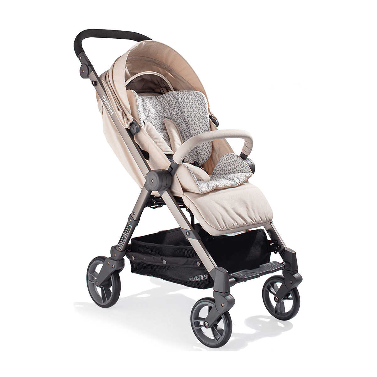 Saco para carrinho de passeio Twistshake Tour bege, TWISTSHAKE