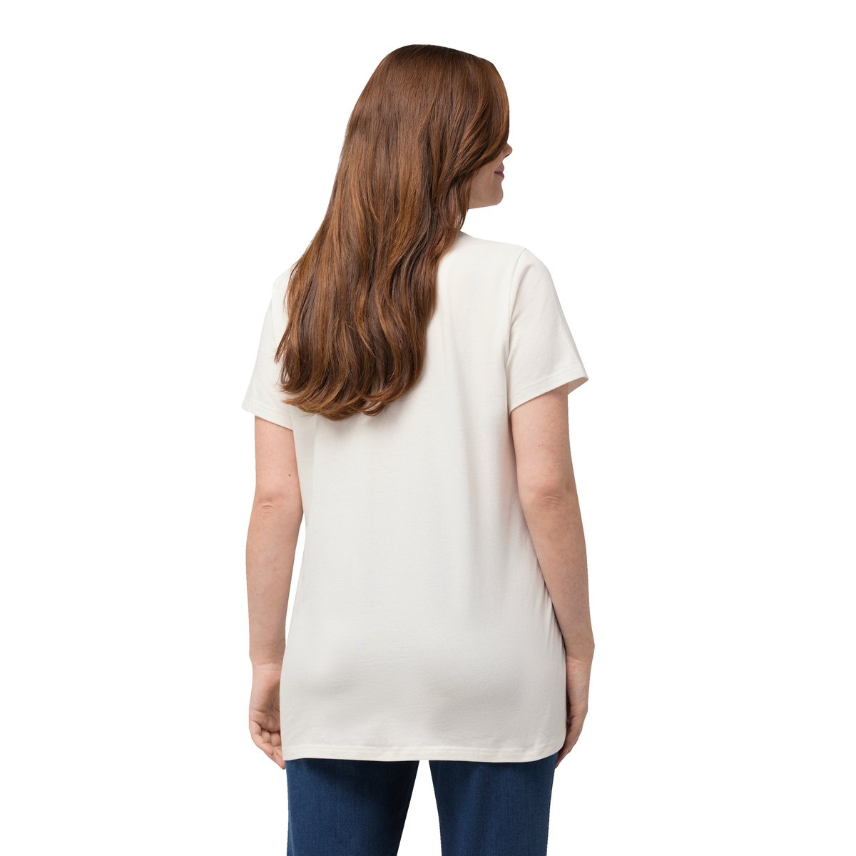 T-shirt à manches courtes blanc neige, ULLA POPKEN