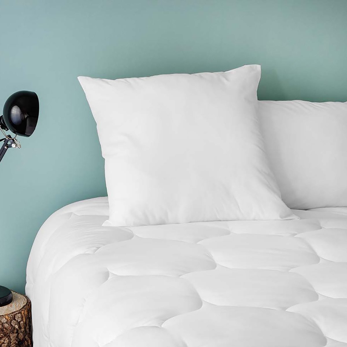 Traversin Rond Coton - FERME blanc, TOISON D OR