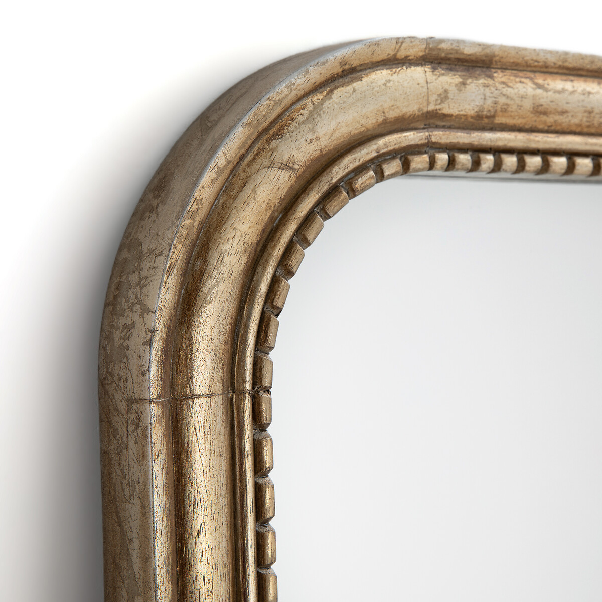 Afsan 100 X 160cm Solid Mango Wood Mirror aged gold-coloured, LA REDOUTE INTERIEURS