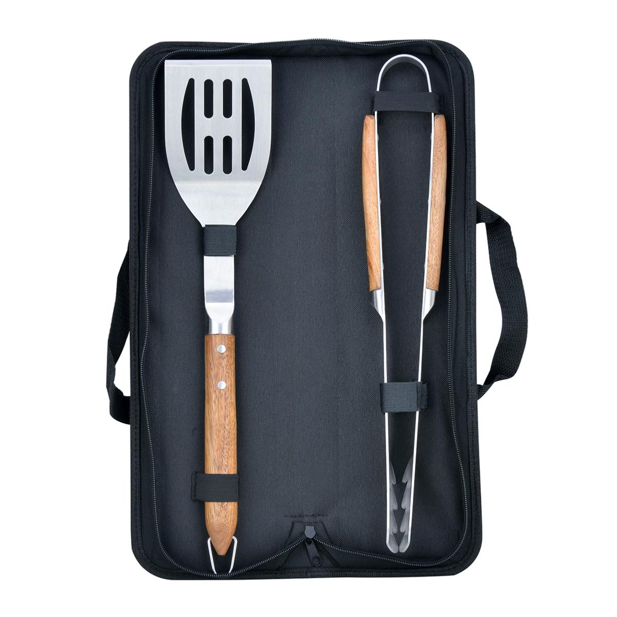 Set de spatule et pince de barbecue - "Sève" couleur unique, LAGUIOLE CUISSON
