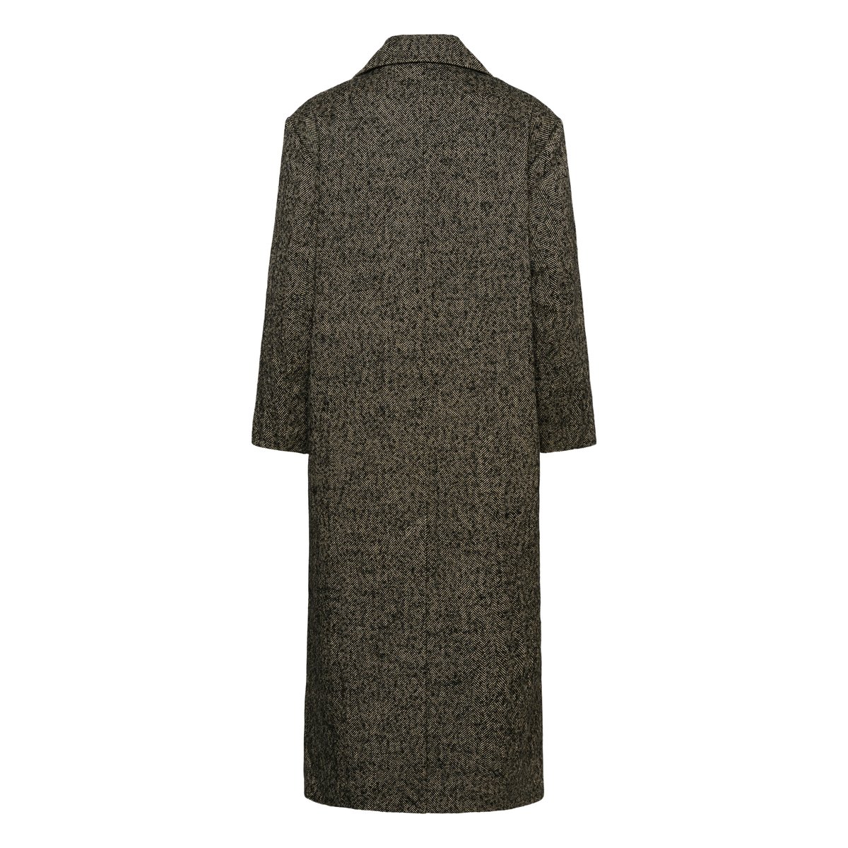 Veste d'extérieur marron feather gray and black twill, SOAKED IN LUXURY