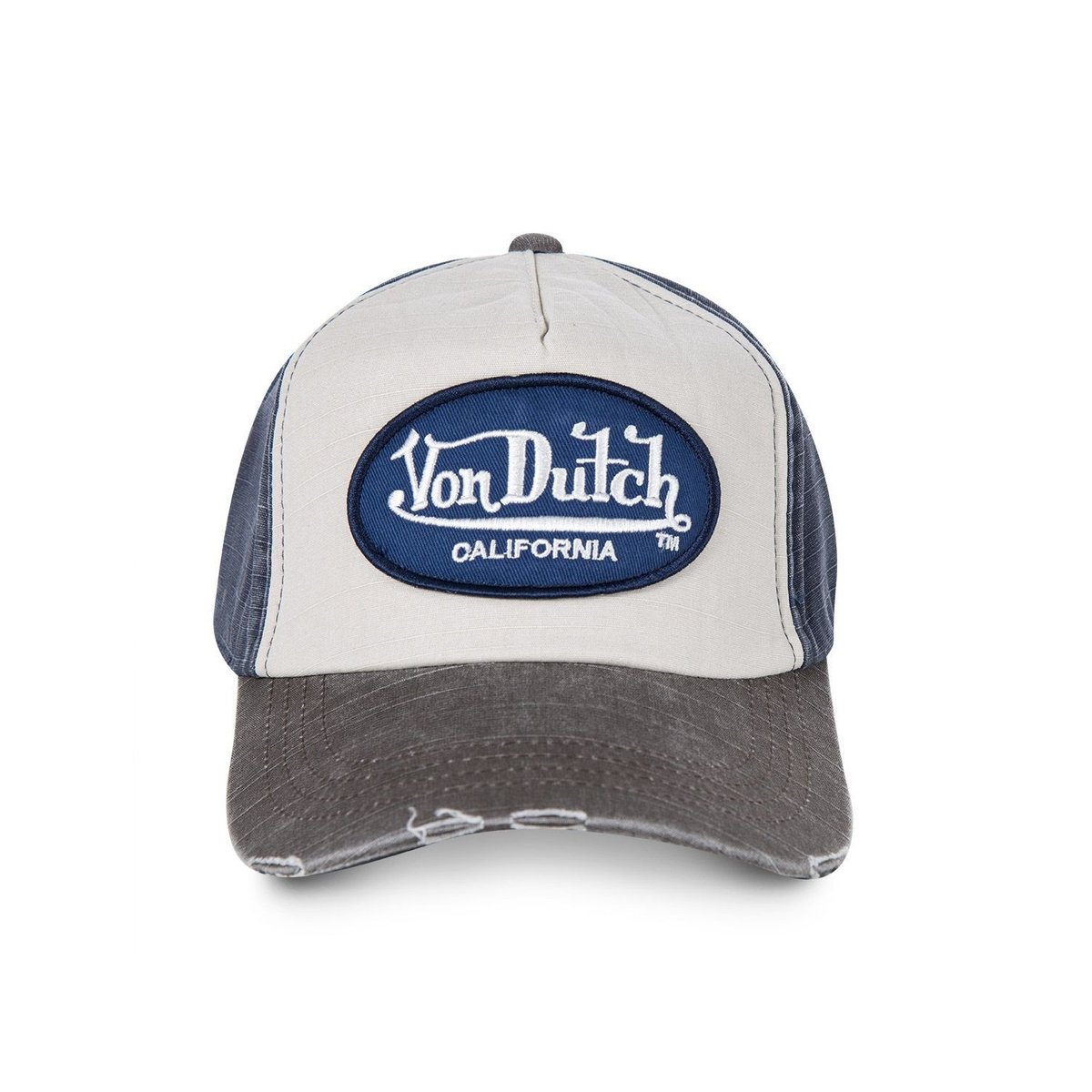 Casquette baseball Jack bleu/blanc/gris, VON DUTCH