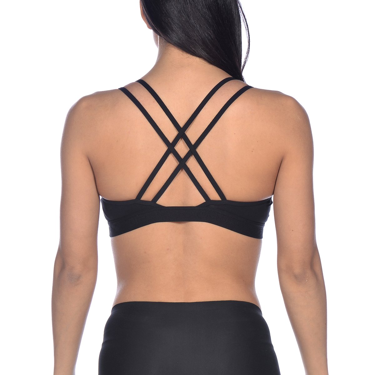 Soutien-gorge de sport Daphne soutien moyen et bonnet C black, ARENA