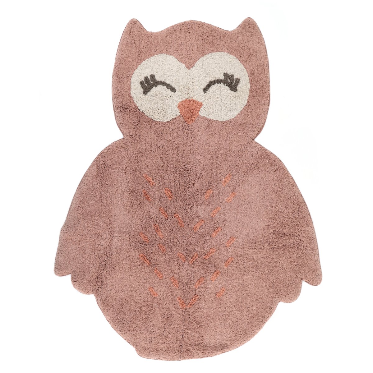 Tapis enfant lavable hibou LITTLE PEPA multicolore, NATTIOT