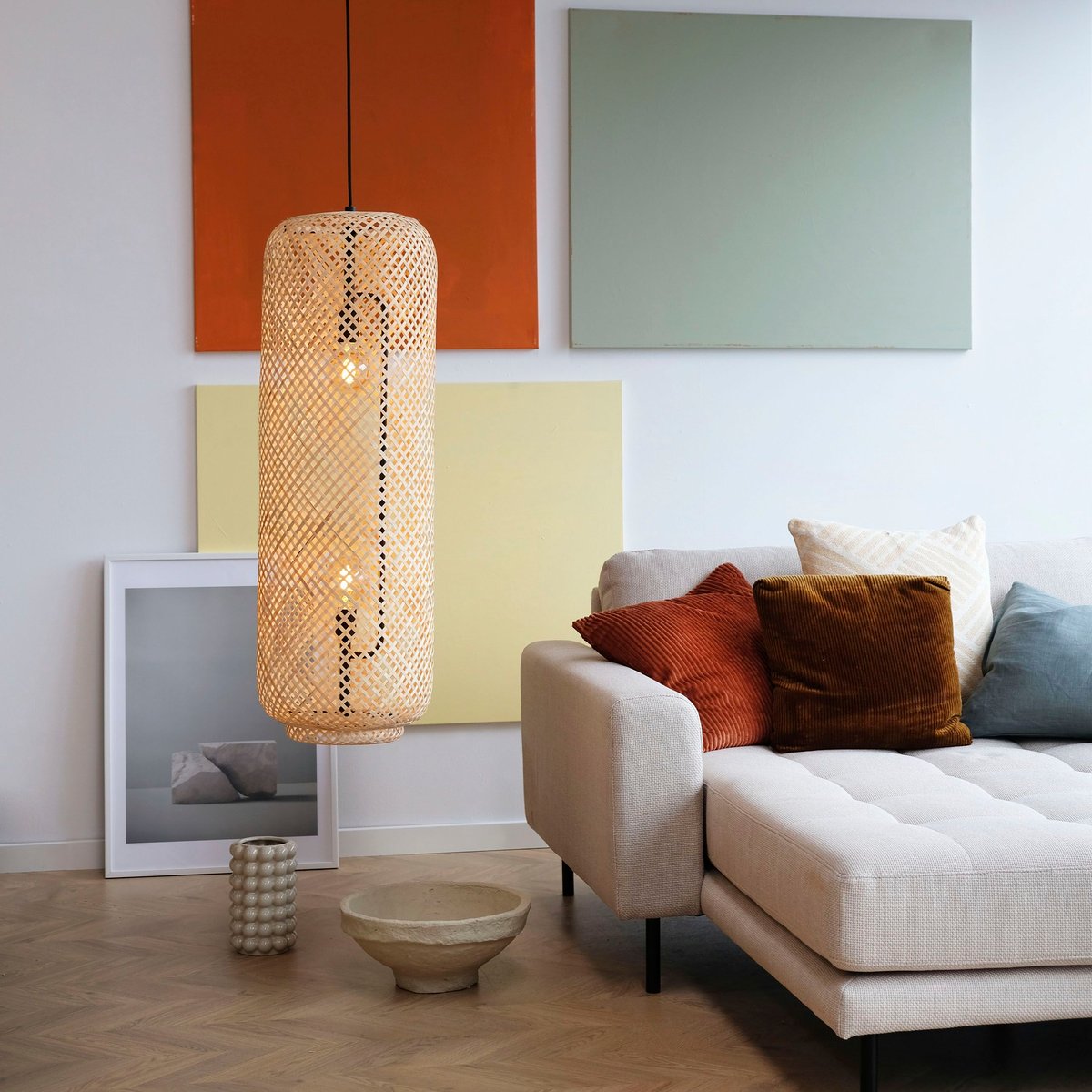 Suspension grand BOOM beige, DYBERG LARSEN