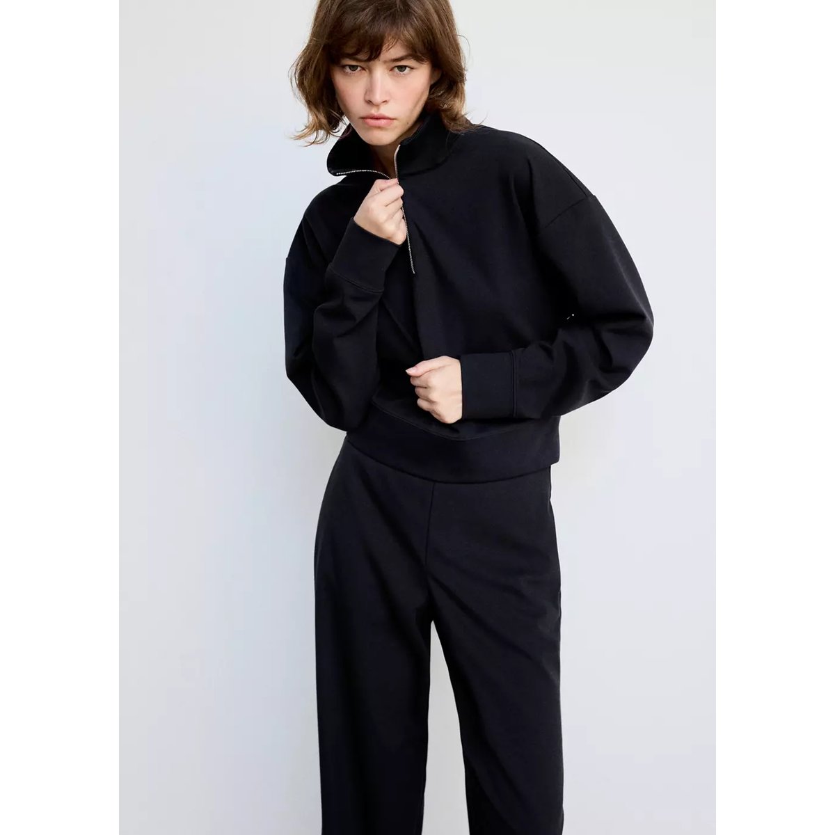 Pantalon arka bleu marine, MANGO