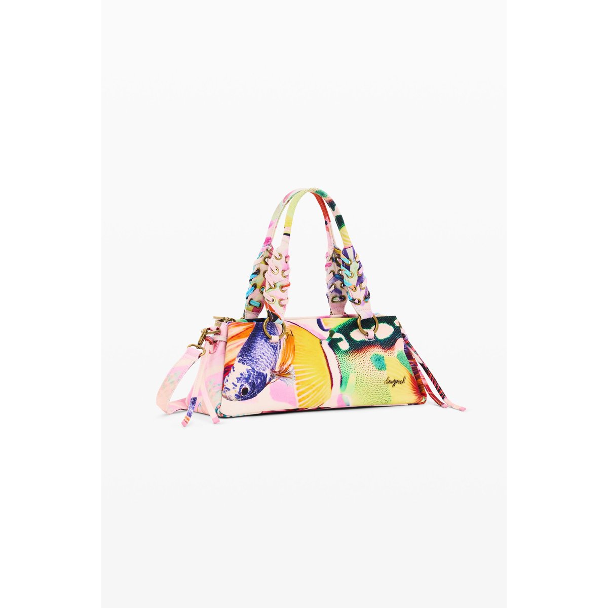 sac conçu par mr. christian lacroix rouge, DESIGUAL