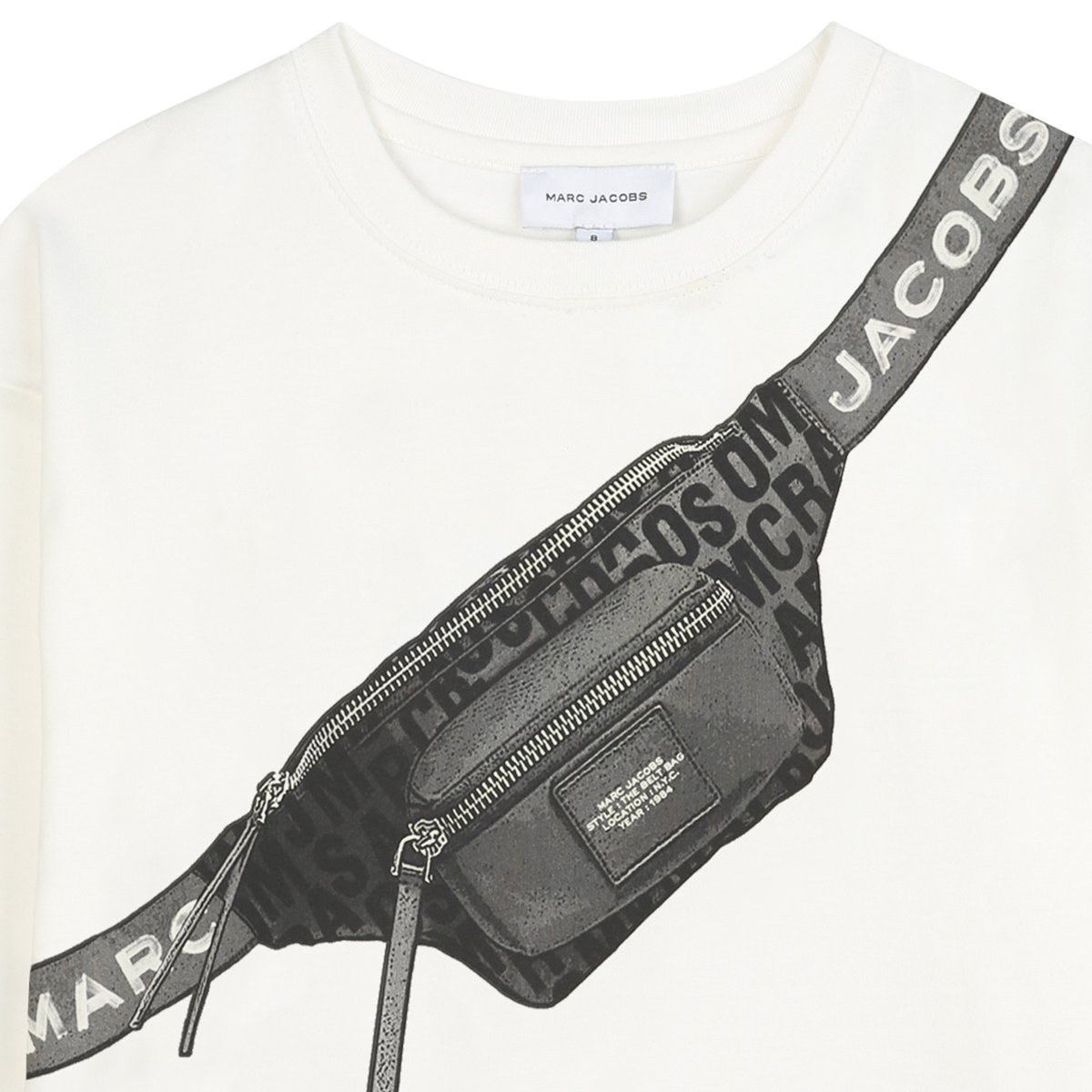 T-shirts à manches longues ivoire pastel, MARC JACOBS