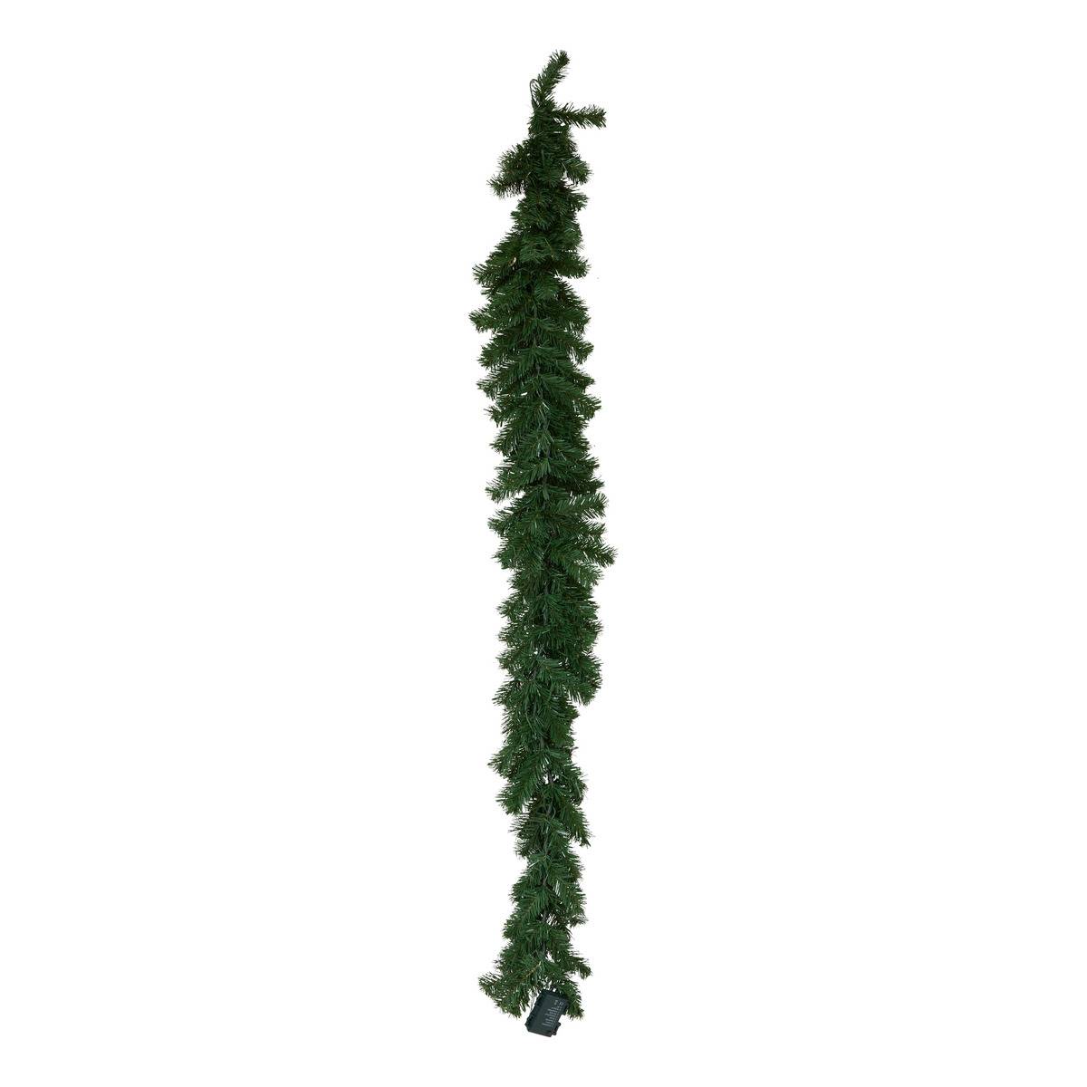 Guirlande de Noël lumineuse naturelle verte 180 cm vert, FEERIC LIGHTS & CHRISTMAS
