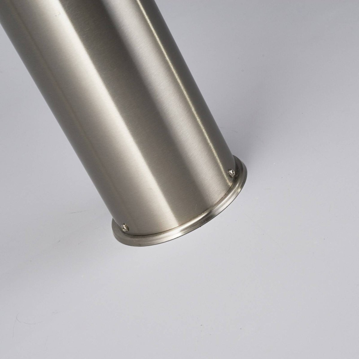 Luminaire extérieur en inox moderne, Enja acier inoxydable, transparent, LINDBY