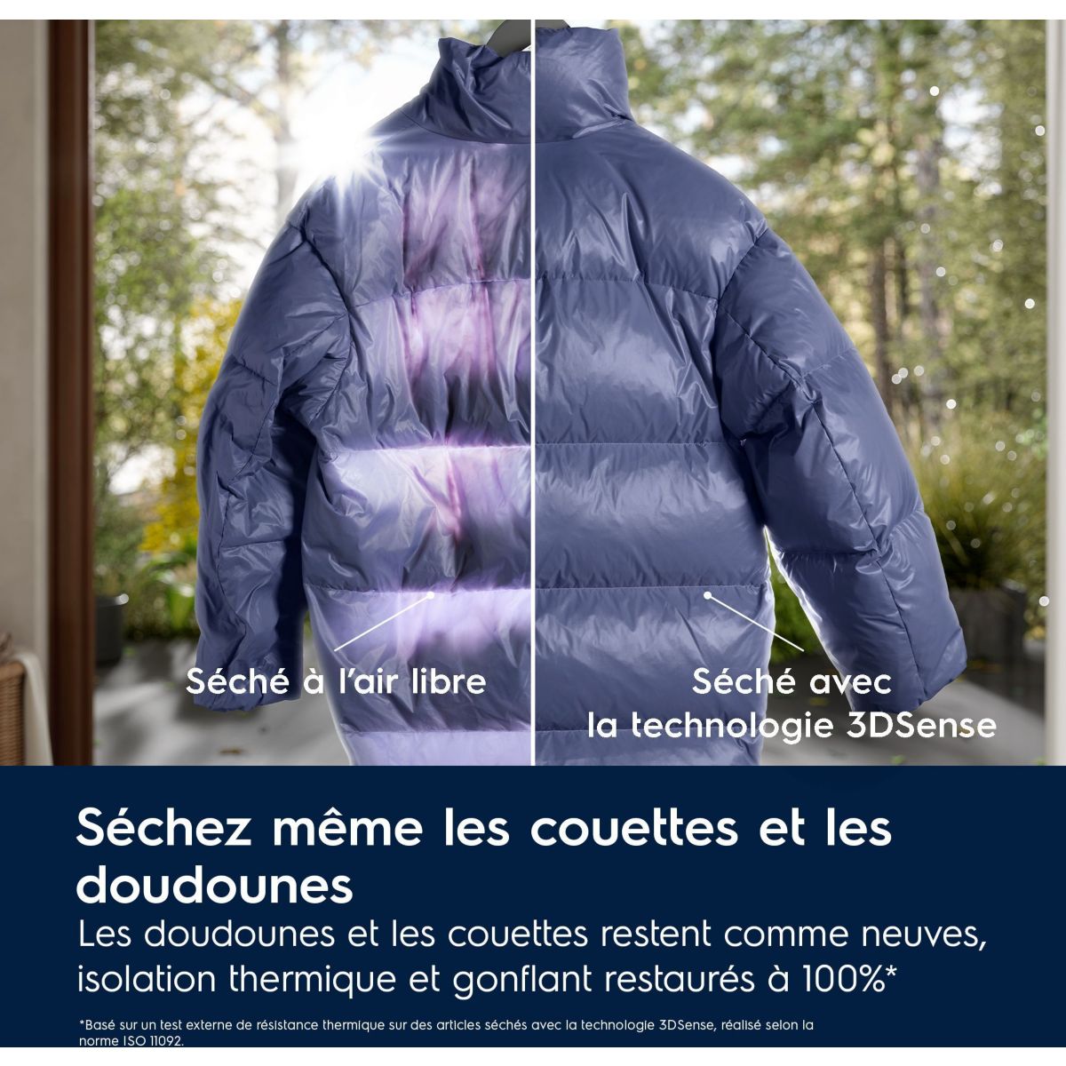 Sèche linge pompe à chaleur EW9HI783FC couleur unique, ELECTROLUX