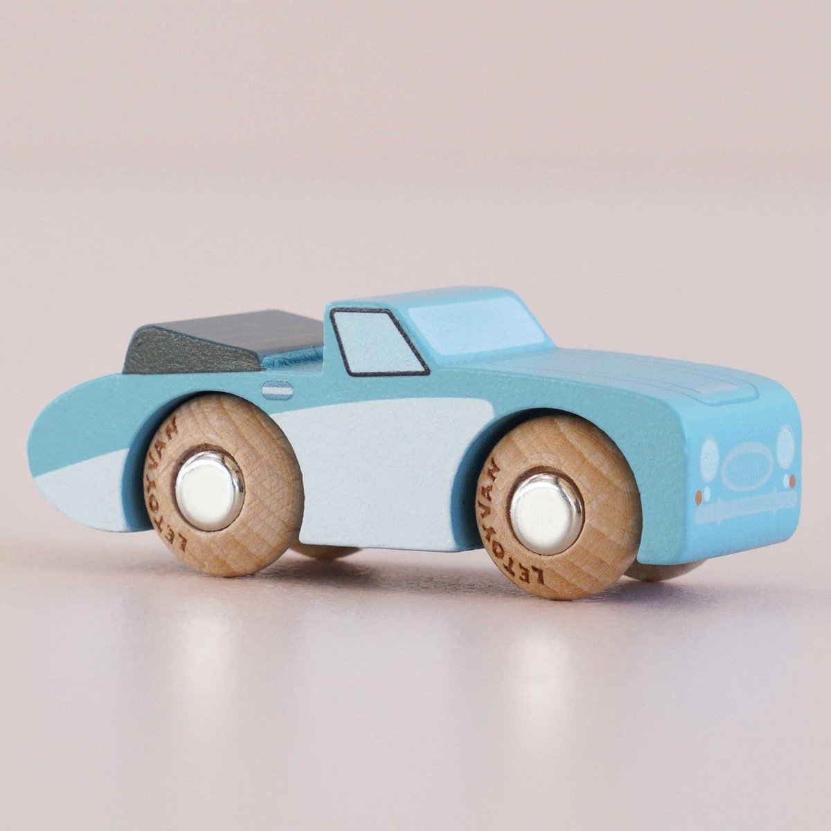 Voiture Justin No 1 bleu, LE TOY VAN