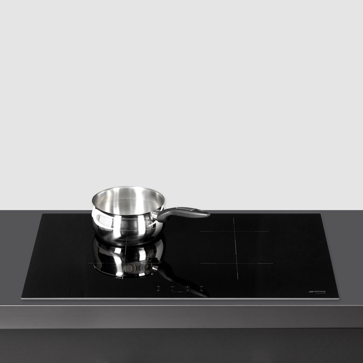 Table induction SIB2741D noir, SMEG