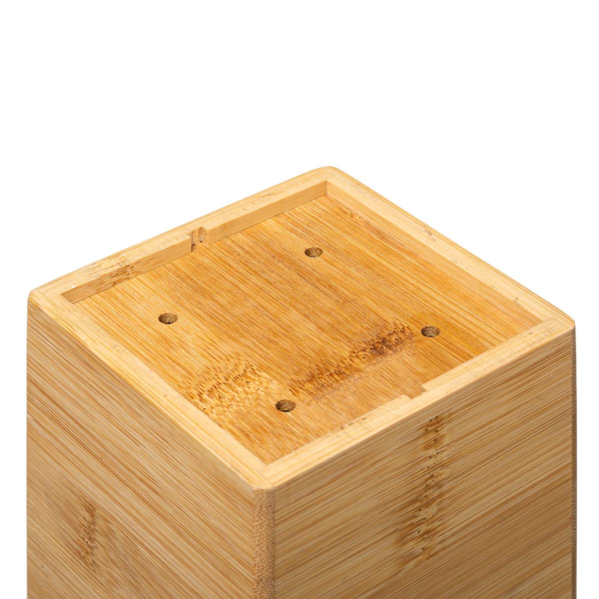 Pot à ustensiles 2 compartiments BAMBOU beige, 5FIVE SIMPLY SMART