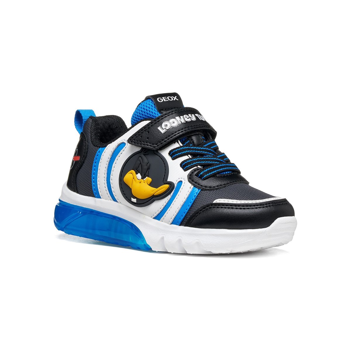 Baskets  J CIBERDRON noir/bleu roi, GEOX