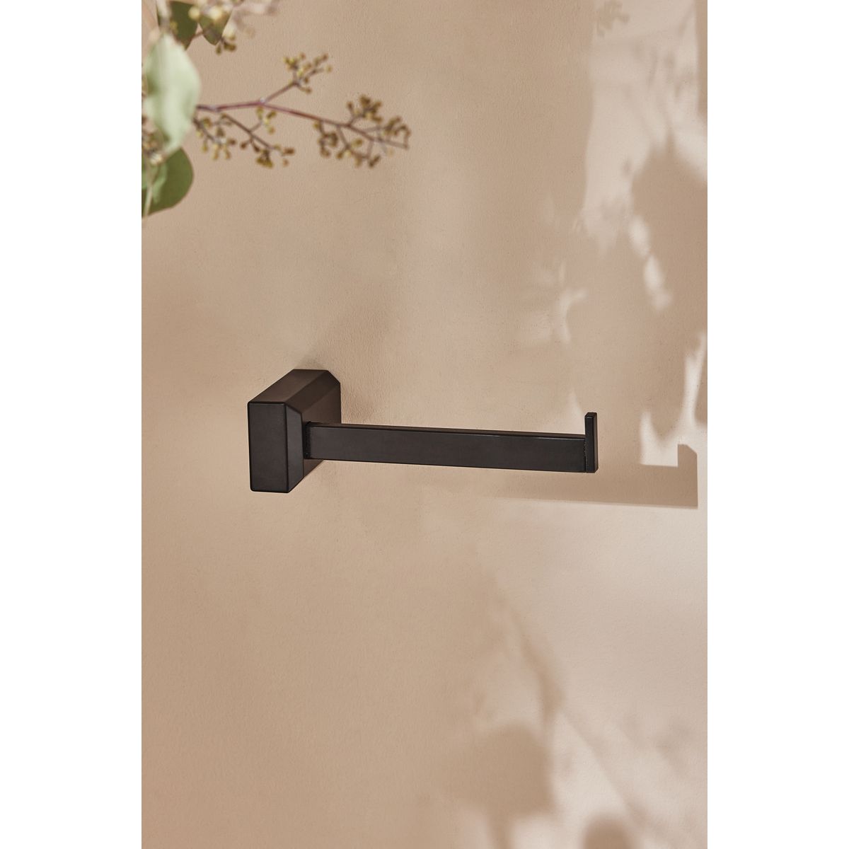 Porte-rouleau de papier toilette moderna noir, NEXT
