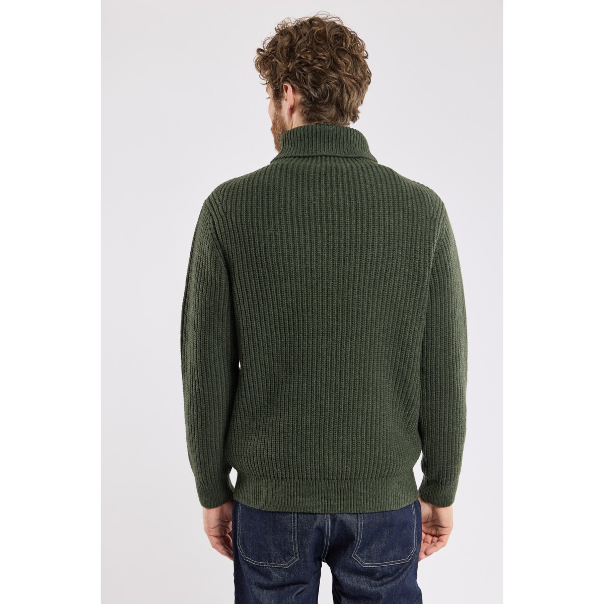 Pull col montant Héritage en laine HERITAGE chiméra chiné, ARMOR-LUX