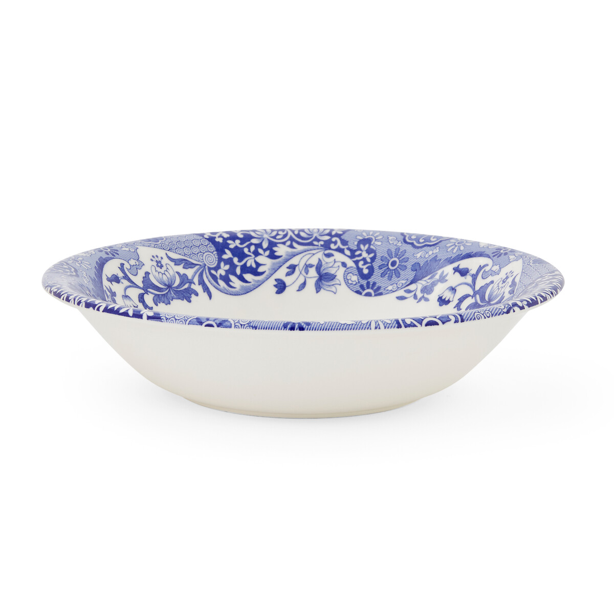Set of 4 Blue Christmas Tree Cereal Bowls blue, SPODE