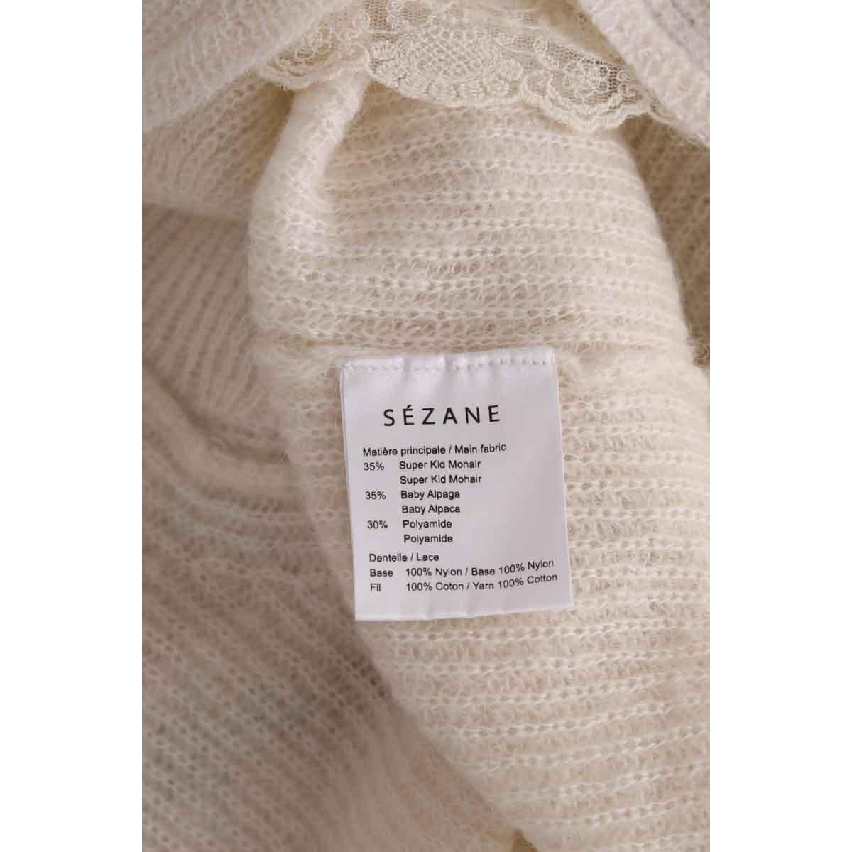 Pull - Très Bon État ecru, SEZANE