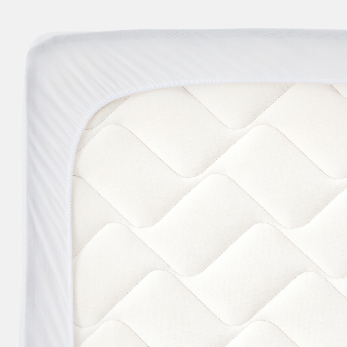 Protège-matelas en tencel, imperméable, hauteur maxi 27 cm blanc, LA REDOUTE INTERIEURS
