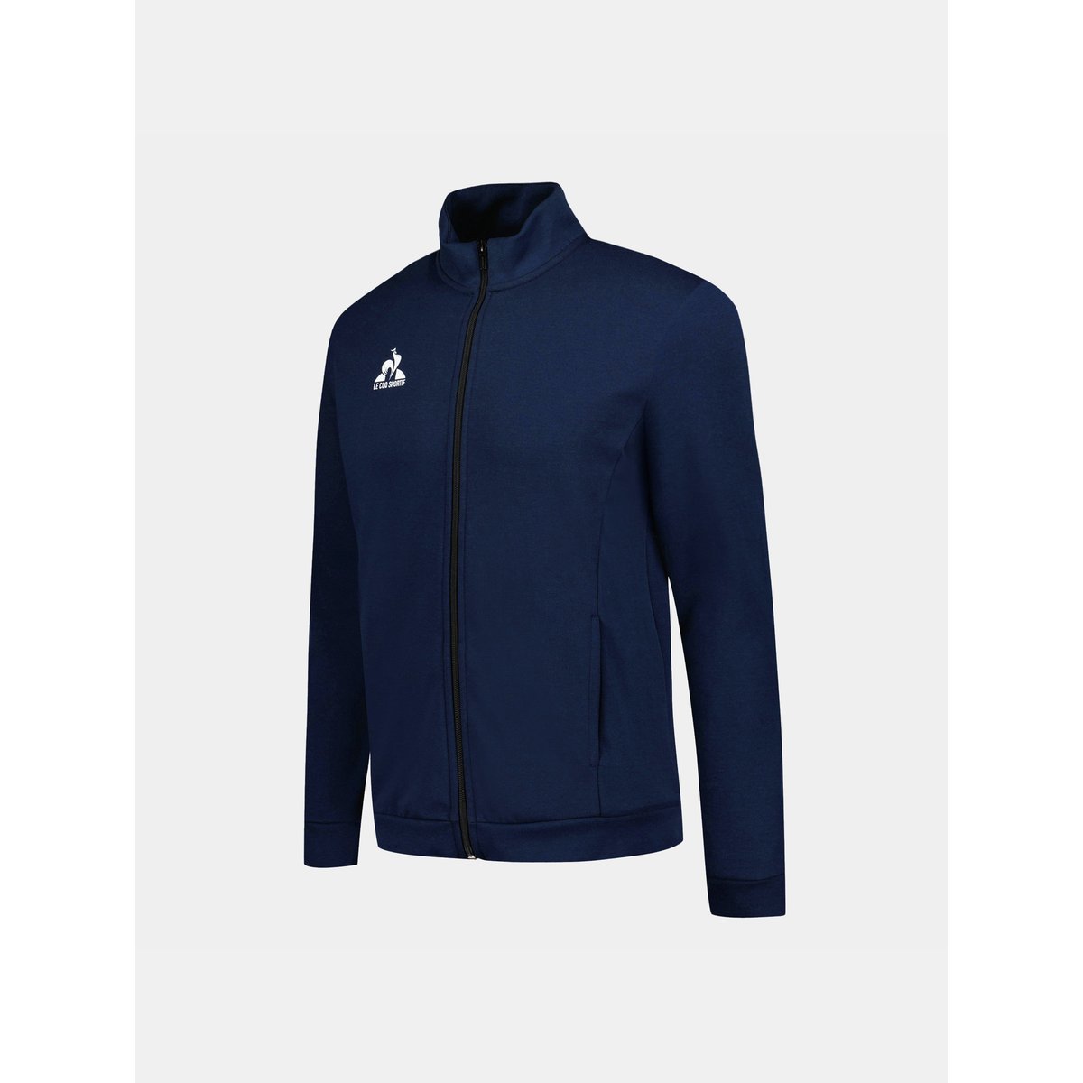 Veste zippée avec détails tricolores Teamsport blue, LE COQ SPORTIF