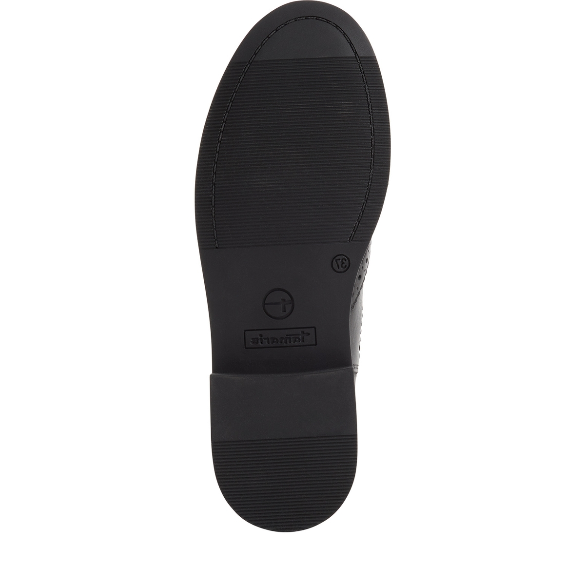 Bottine Chelsea en cuir noir, TAMARIS