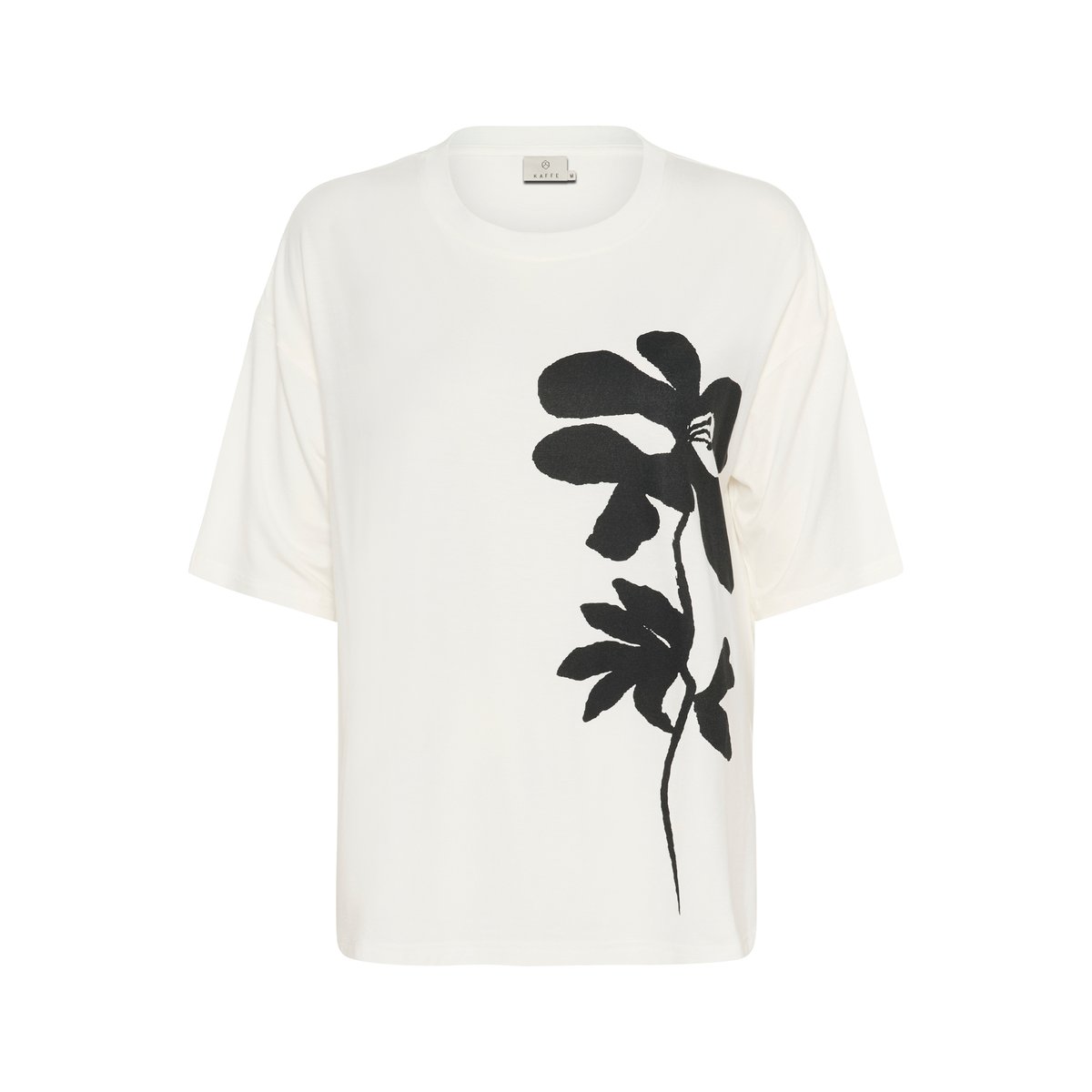 T-shirt blanc chalk, KAFFE