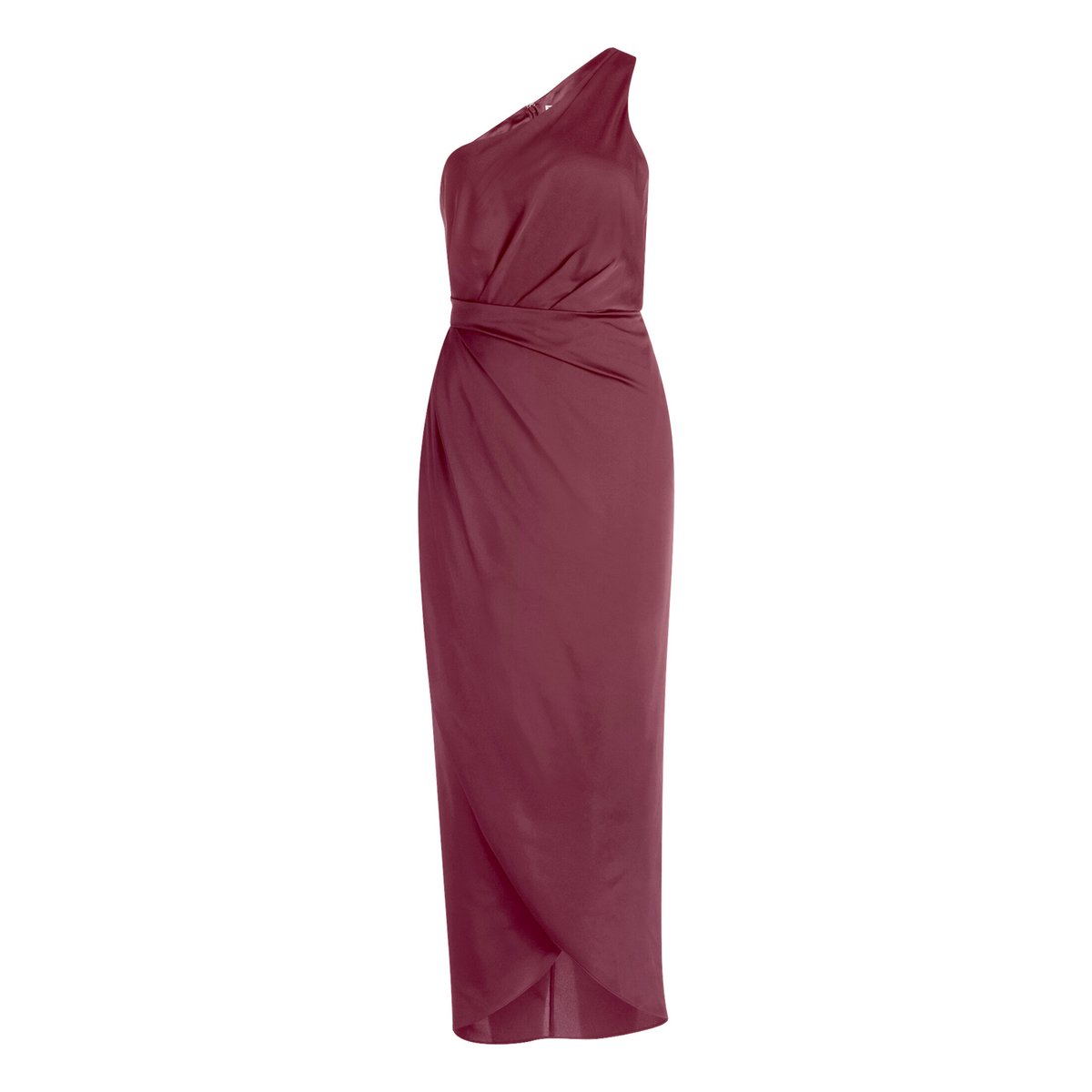 Robe de soirée à fronce deep dahlia, VERA MONT